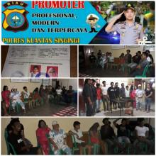 Polsek Kuantan Mudik Kembali Amankan 14 Orang di Warung Remang-remang